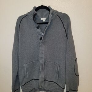 GAP Gray Men's Cardigan Sweater